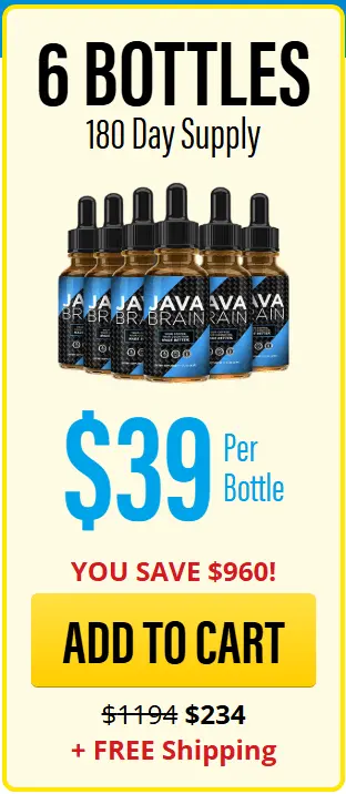 Java Brain 6 bottle